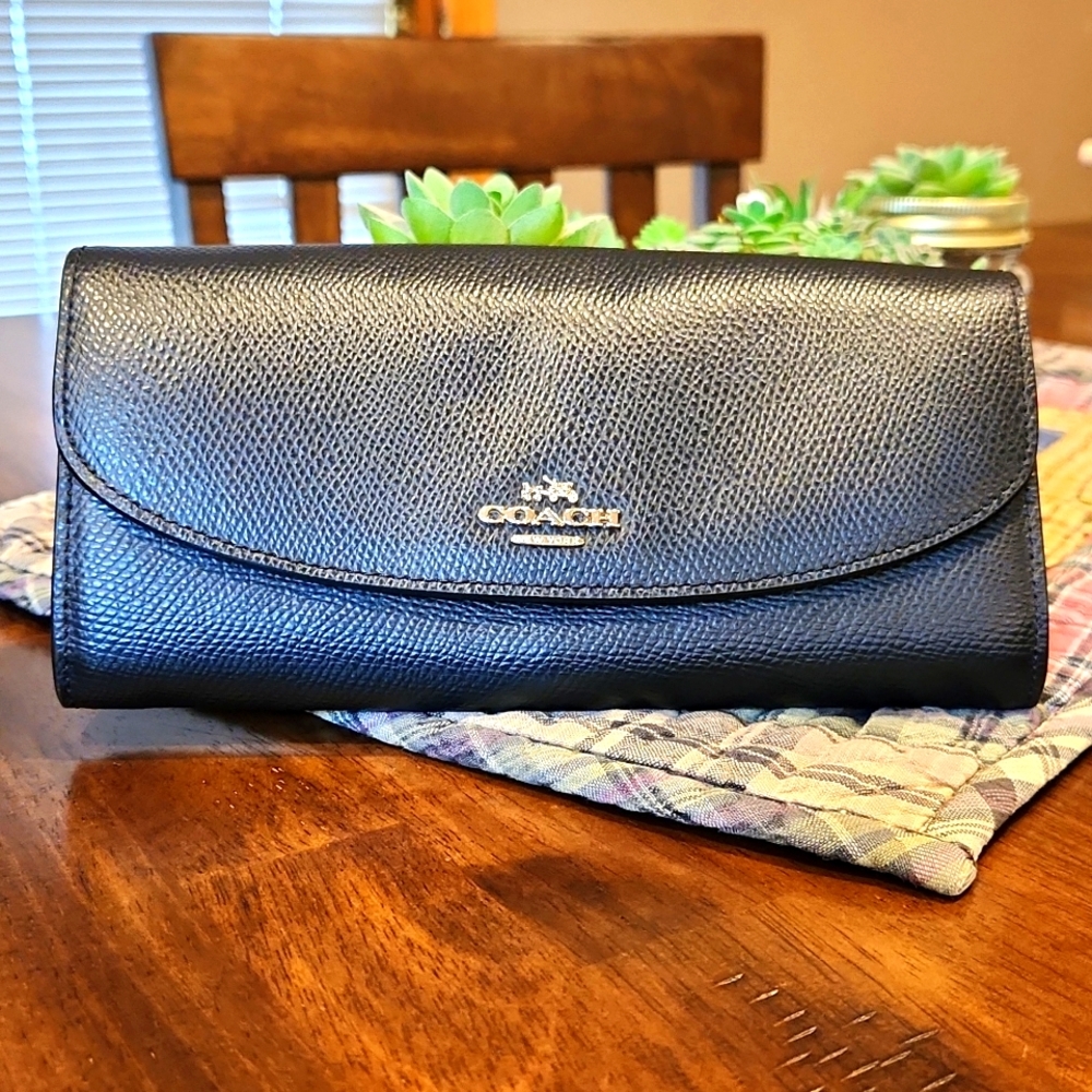Black POP Coach Wallet